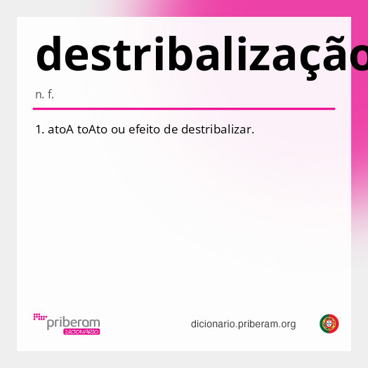 Significado de destribalização
