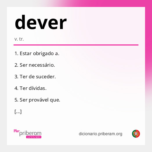 Significado de dever