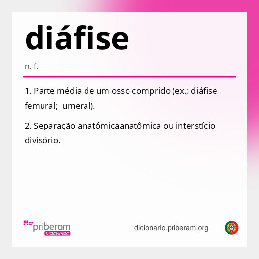 Significado de diáfise