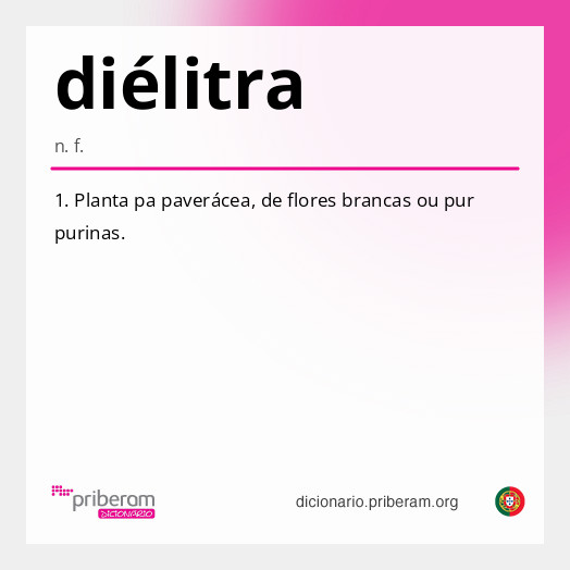 Significado de diélitra