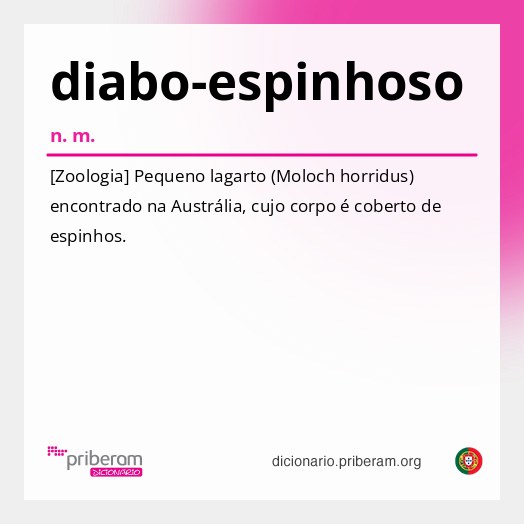 Significado de diabo-espinhoso
