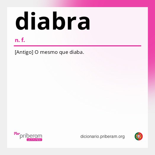 Significado de diabra