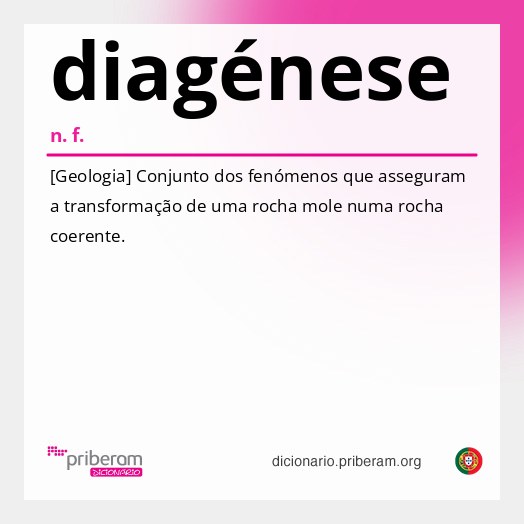 Significado de diagénese