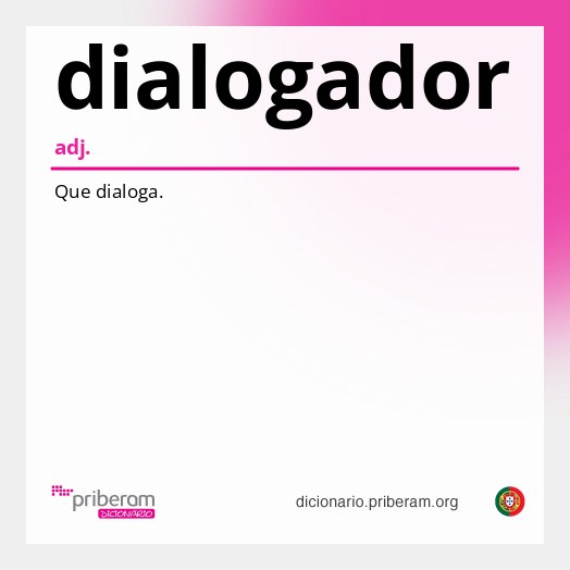Significado de dialogador
