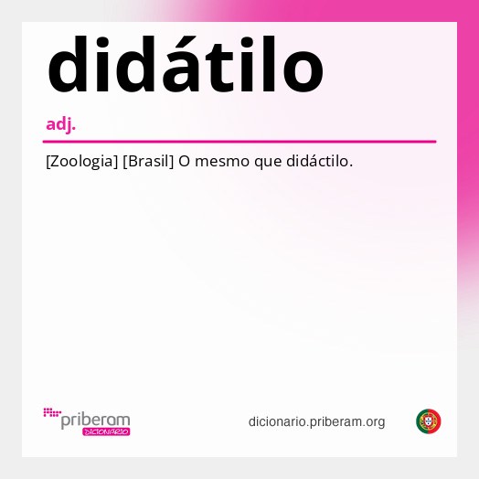 Significado de didátilo