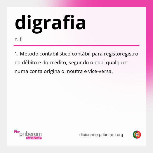 Significado de digrafia