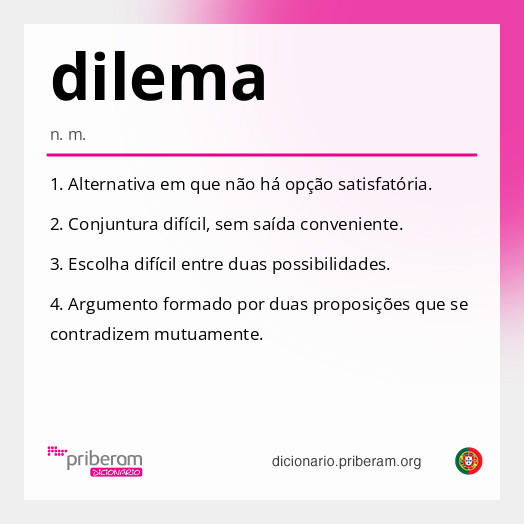 Significado de dilema