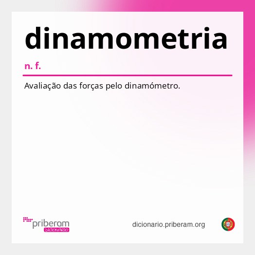 Significado de dinamometria