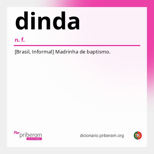 Significado de dinda