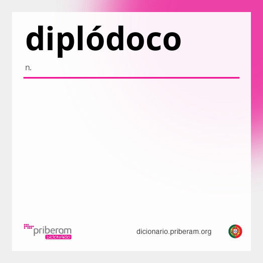 Significado de diplódoco
