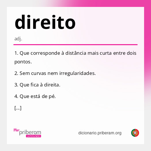 Significado de direito