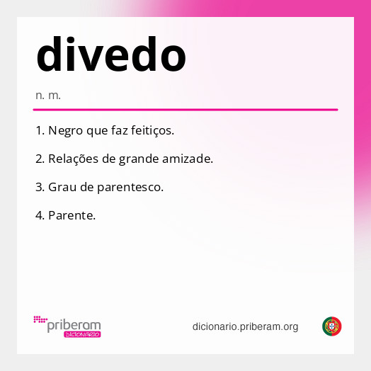 Significado de divedo
