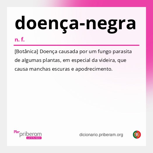 Significado de doença-negra