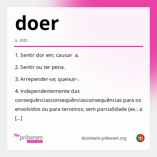 Significado de doer