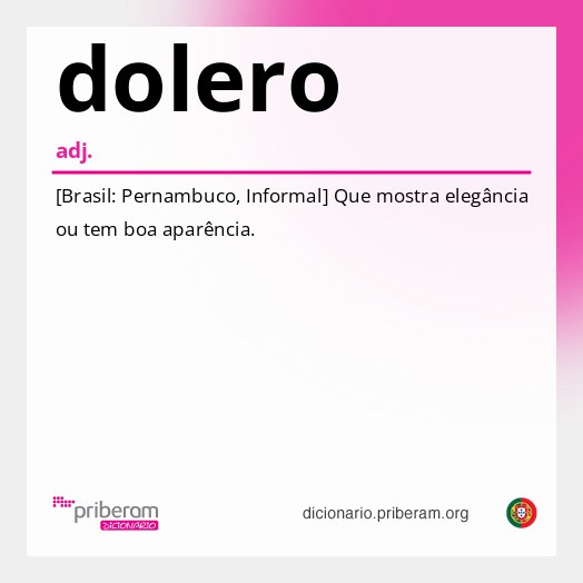 Significado de dolero