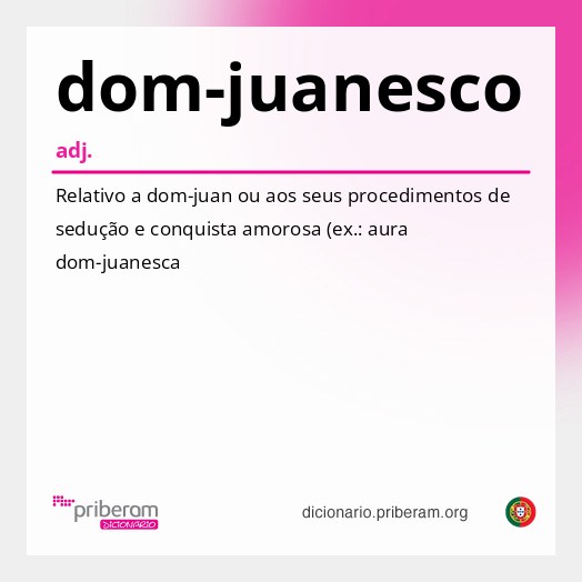 Significado de dom-juanesco