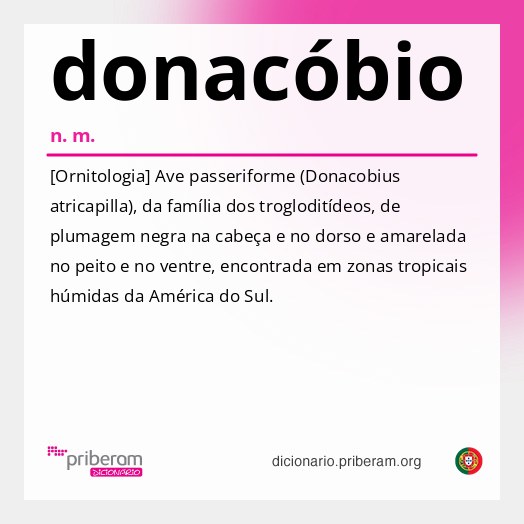 Significado de donacóbio