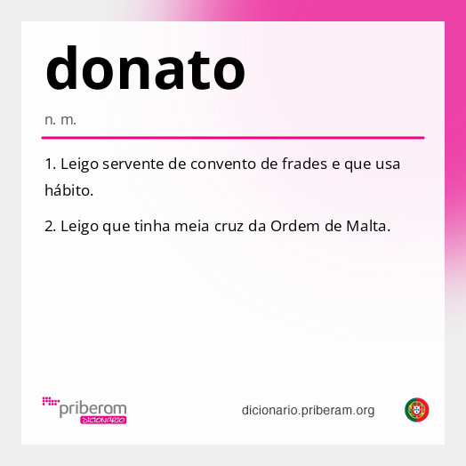 Significado de donato