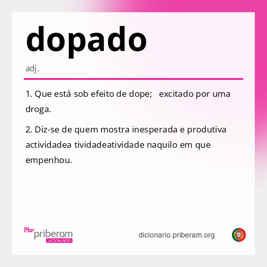 Significado de dopado