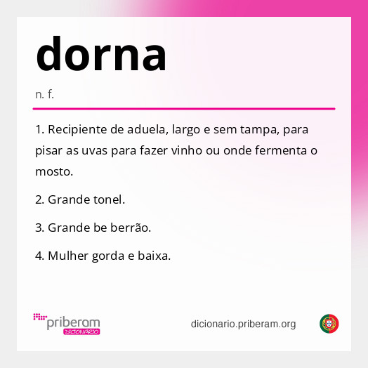 Significado de dorna