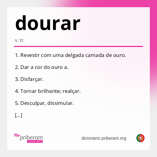 Significado de dourar