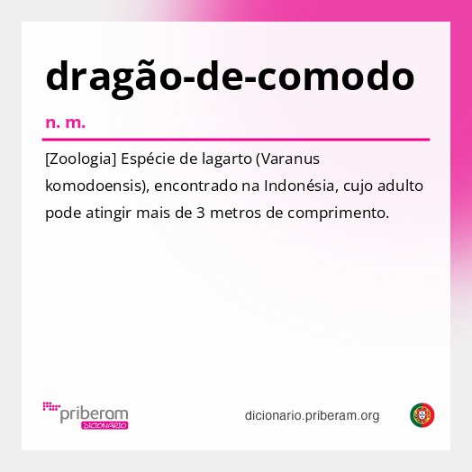 Significado de dragão-de-comodo