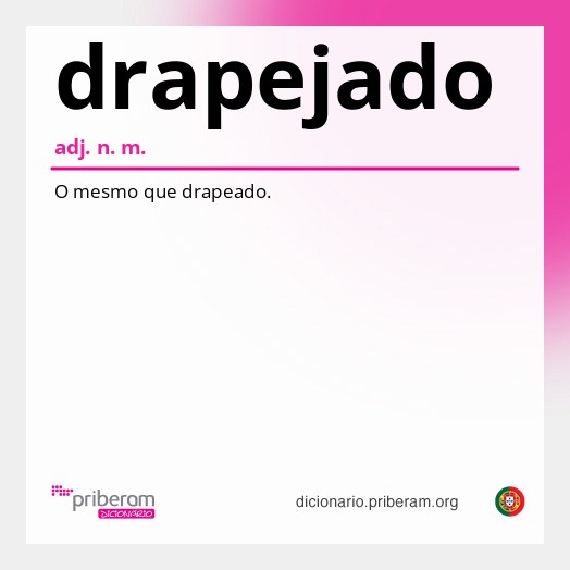 Significado de drapejado