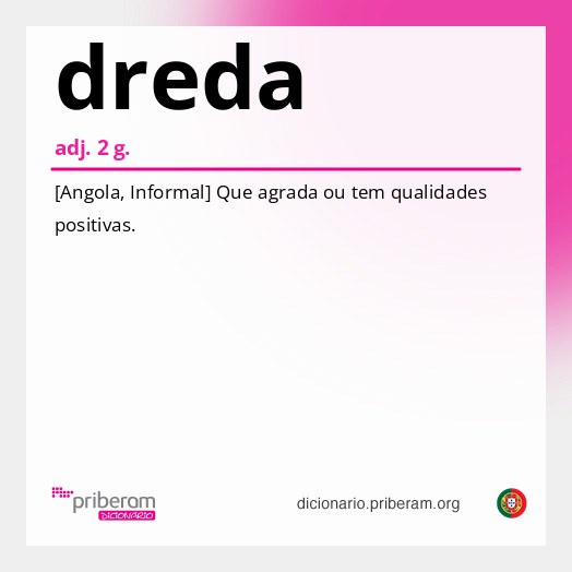 Significado de dreda
