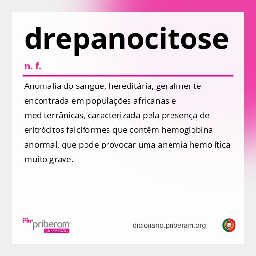 Significado de drepanocitose
