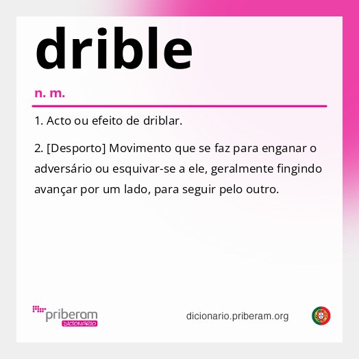 Significado de drible