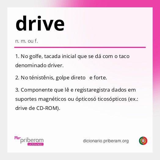 Significado de drive