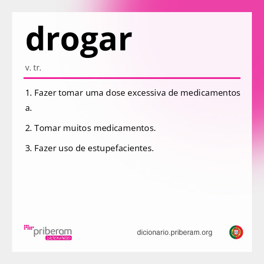 Significado de drogar