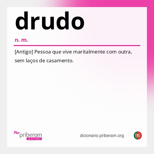 Significado de drudo