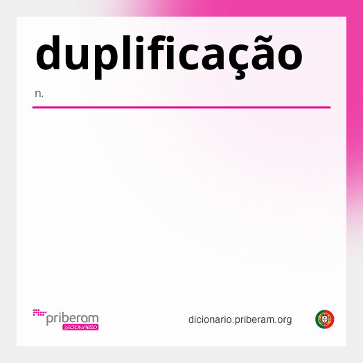 Significado de duplificação