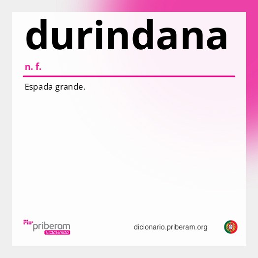 Significado de durindana