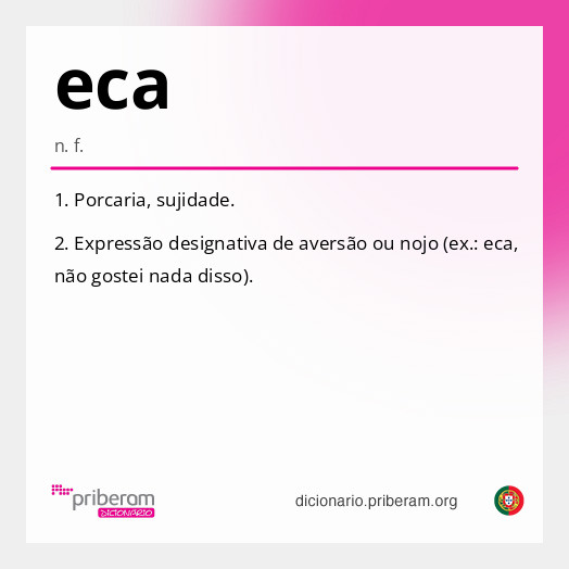 Significado de eca
