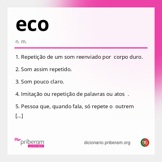 Significado de eco