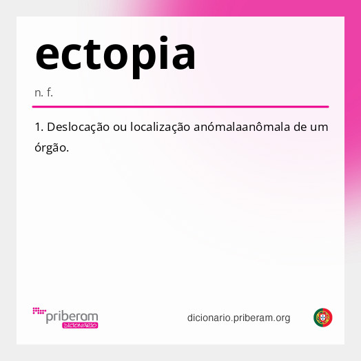 Significado de ectopia