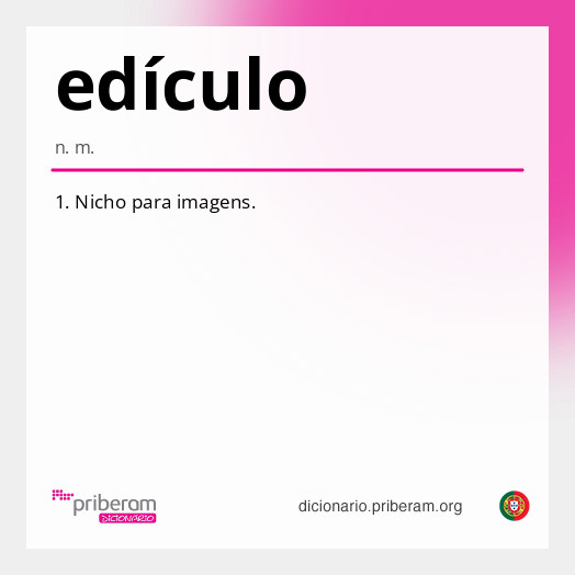 Significado de edículo