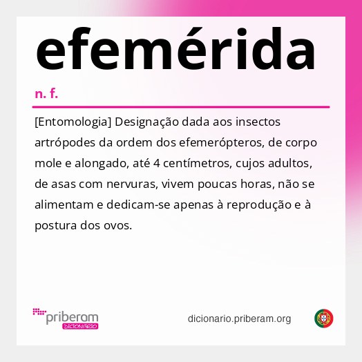 Significado de efemérida