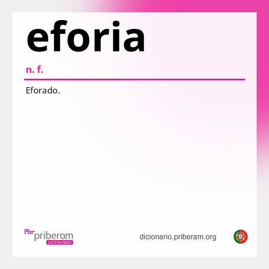 Significado de eforia