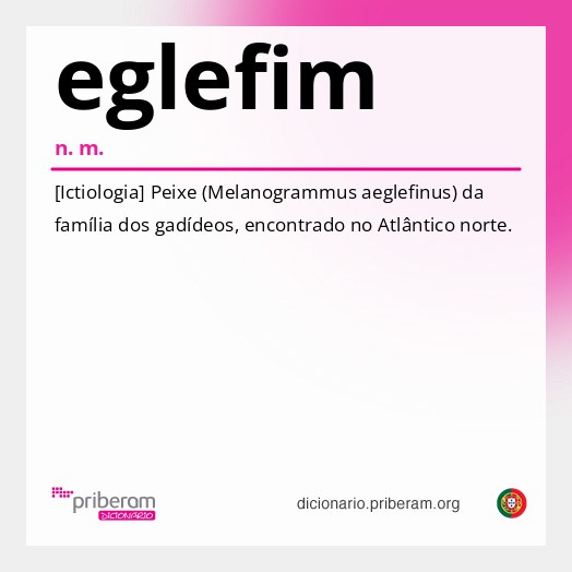 Significado de eglefim