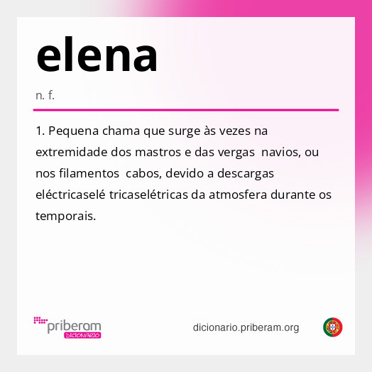 Significado de elena