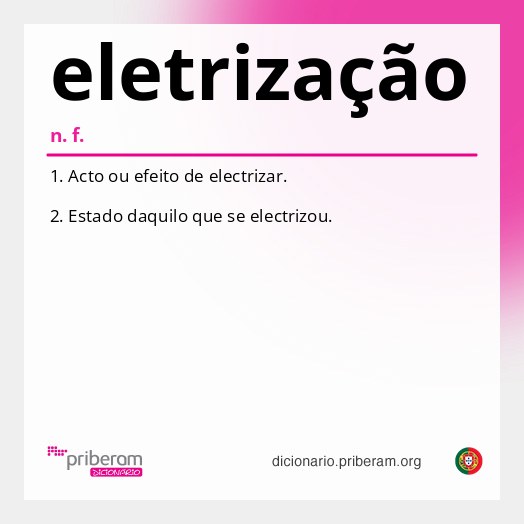Significado de eletrização