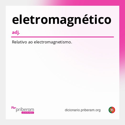 Significado de eletromagnético