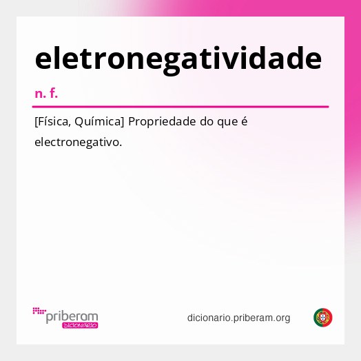Significado de eletronegatividade