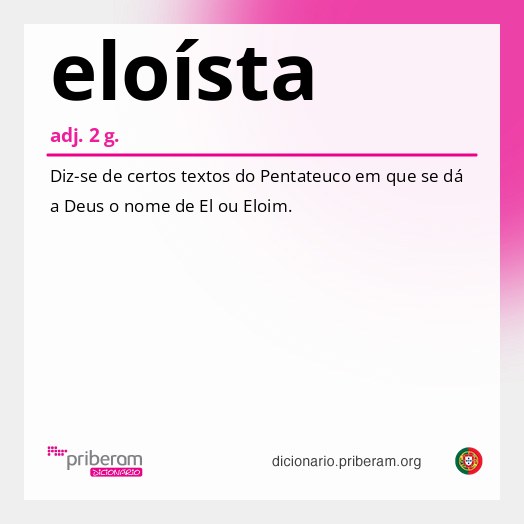 Significado de eloísta