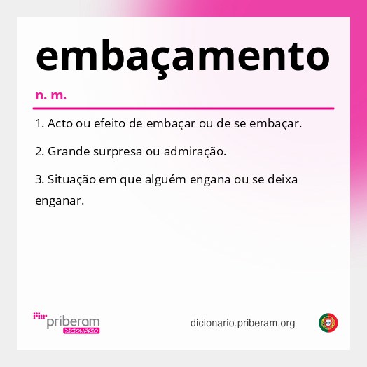 Significado de embaçamento