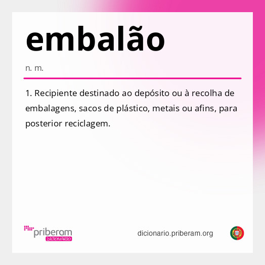 Significado de embalão