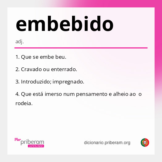 Significado de embebido